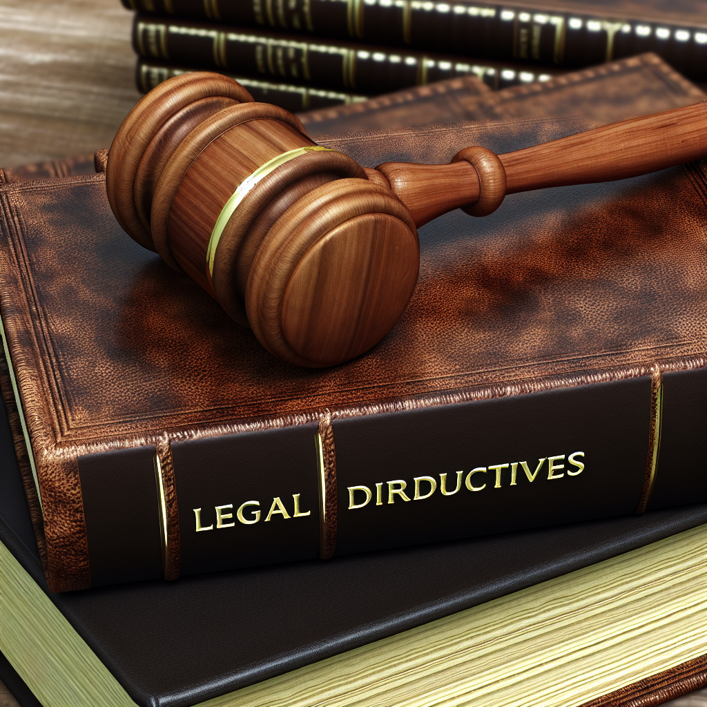 A gavel and a set of legal books, symbolizing the 